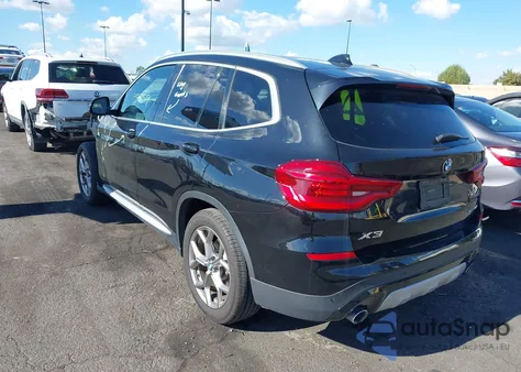 2020 BMW X3 Sdrive30I z USA, uszkodzony, nr VIN 5UXTY3C05L9B39786
